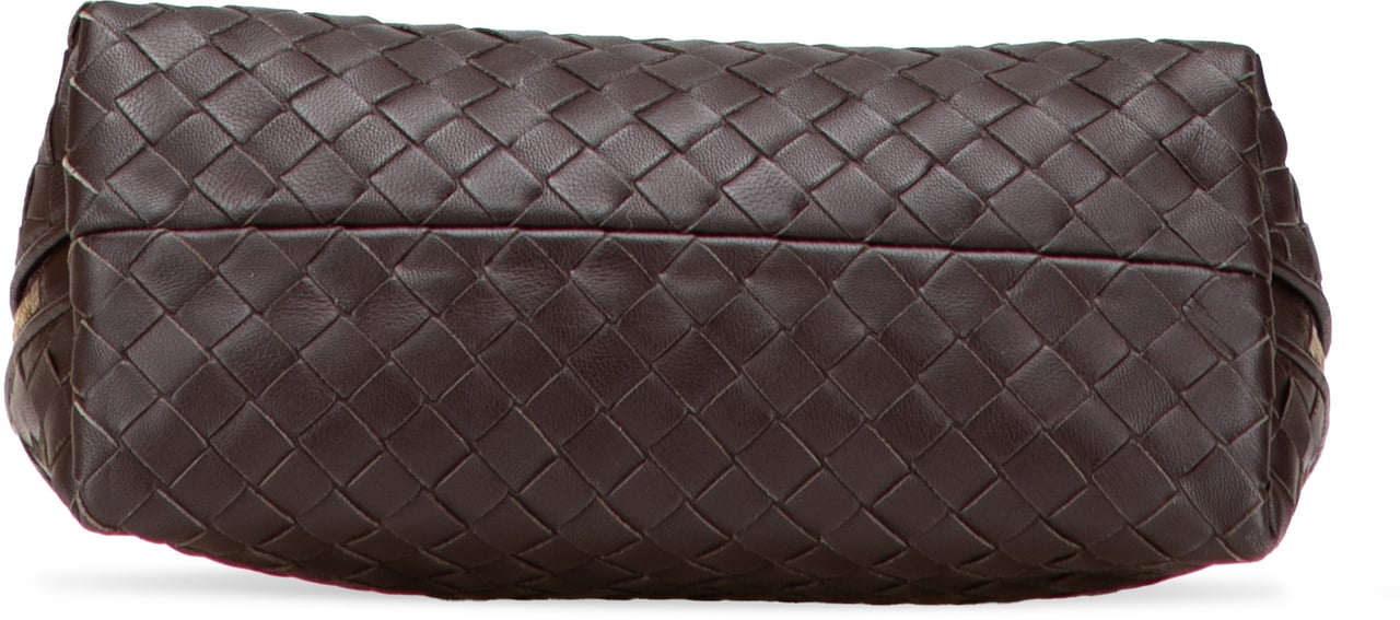 Bottega Veneta Nappa Intrecciato Cosmetic Pouch Bruin