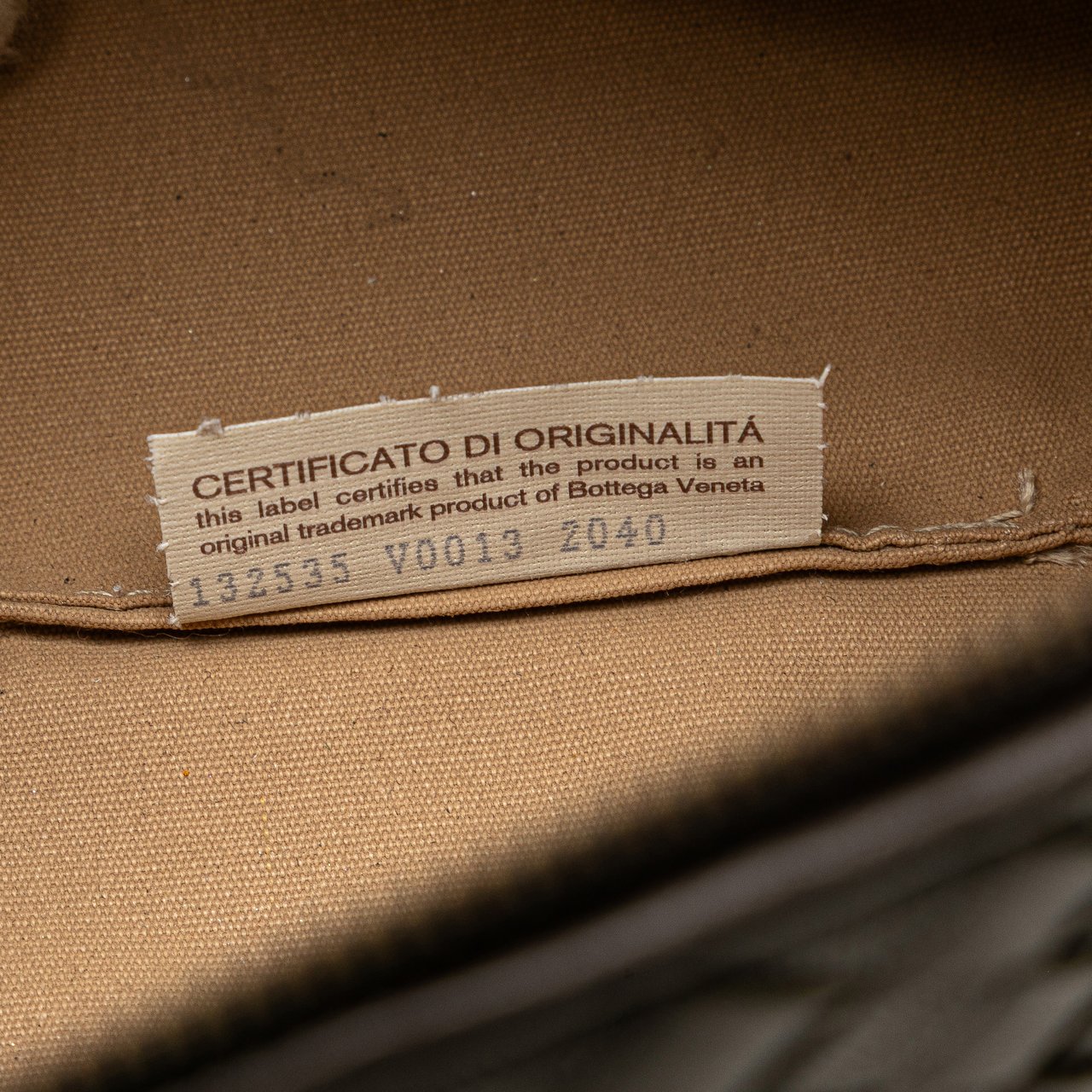 Bottega Veneta Nappa Intrecciato Cosmetic Pouch Bruin