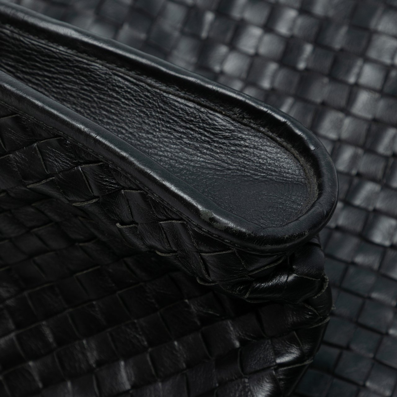 Bottega Veneta Nappa Intrecciato Business Bag Zwart
