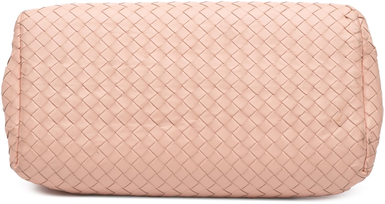 Bottega Veneta Small Nappa Intrecciato Roma Satchel Bruin