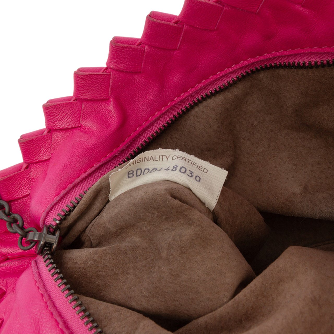 Bottega Veneta Intrecciato Trimmed Bicolor Nappa Clutch Bruin