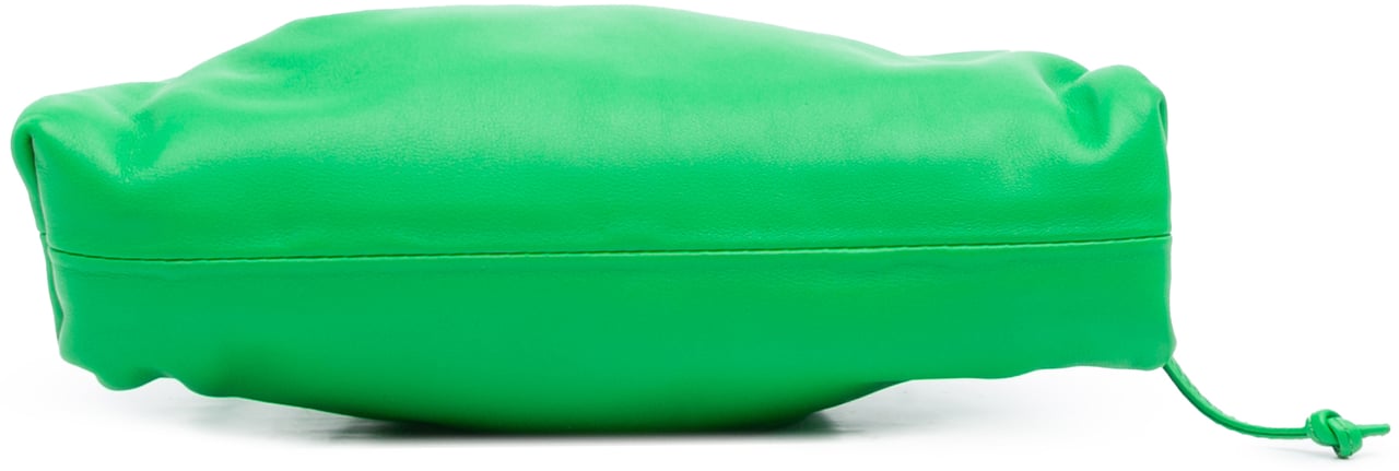 Bottega Veneta Lambskin The Mini Pouch Crossbody Groen