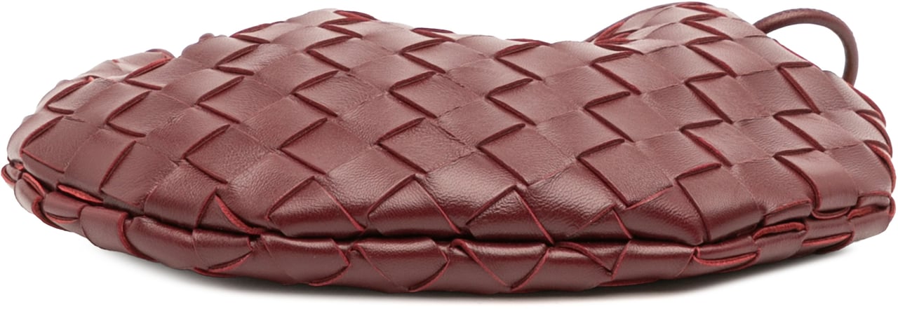 Bottega Veneta Baby Lambskin Intrecciato Sardine Rood
