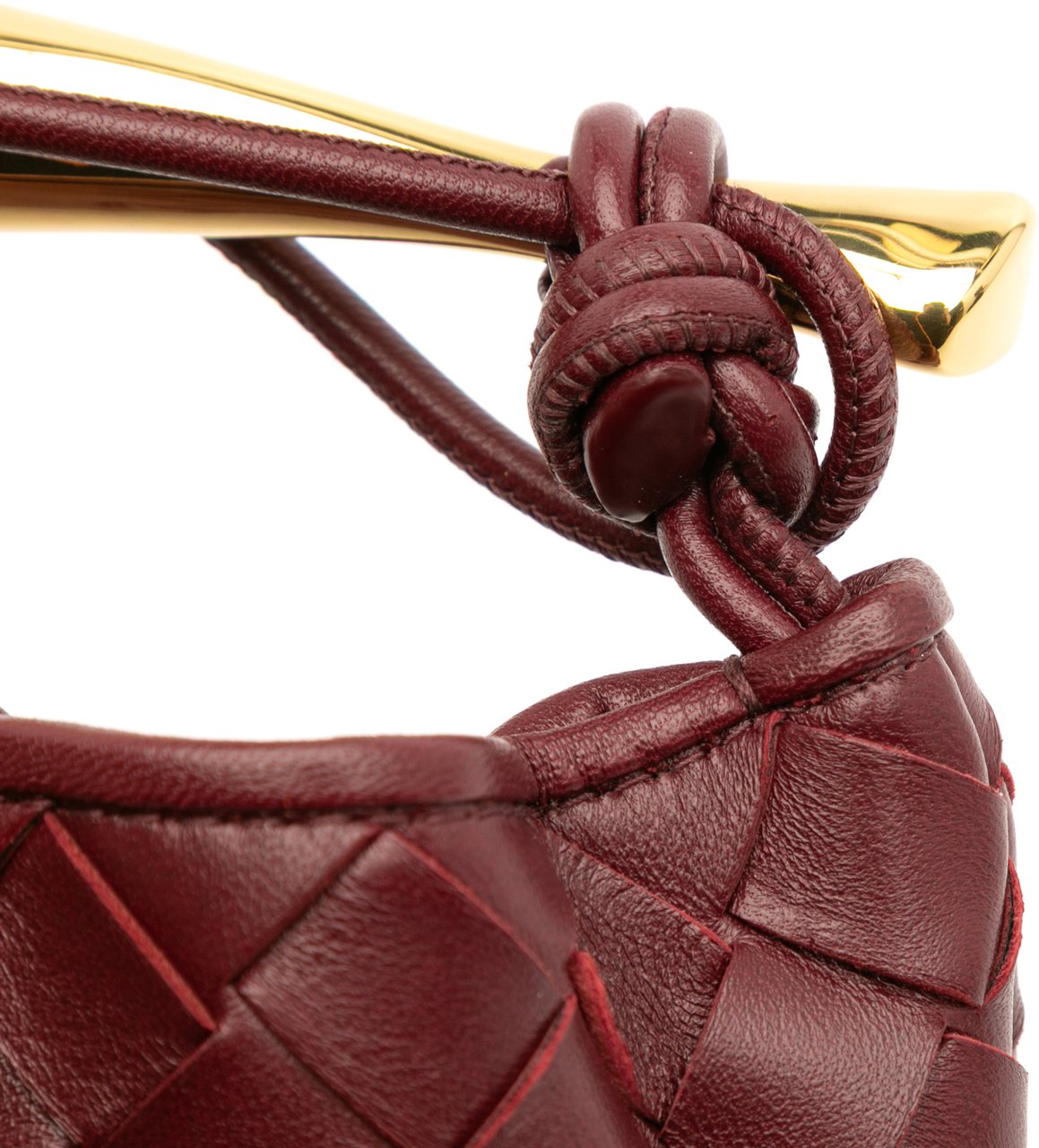 Bottega Veneta Baby Lambskin Intrecciato Sardine Rood