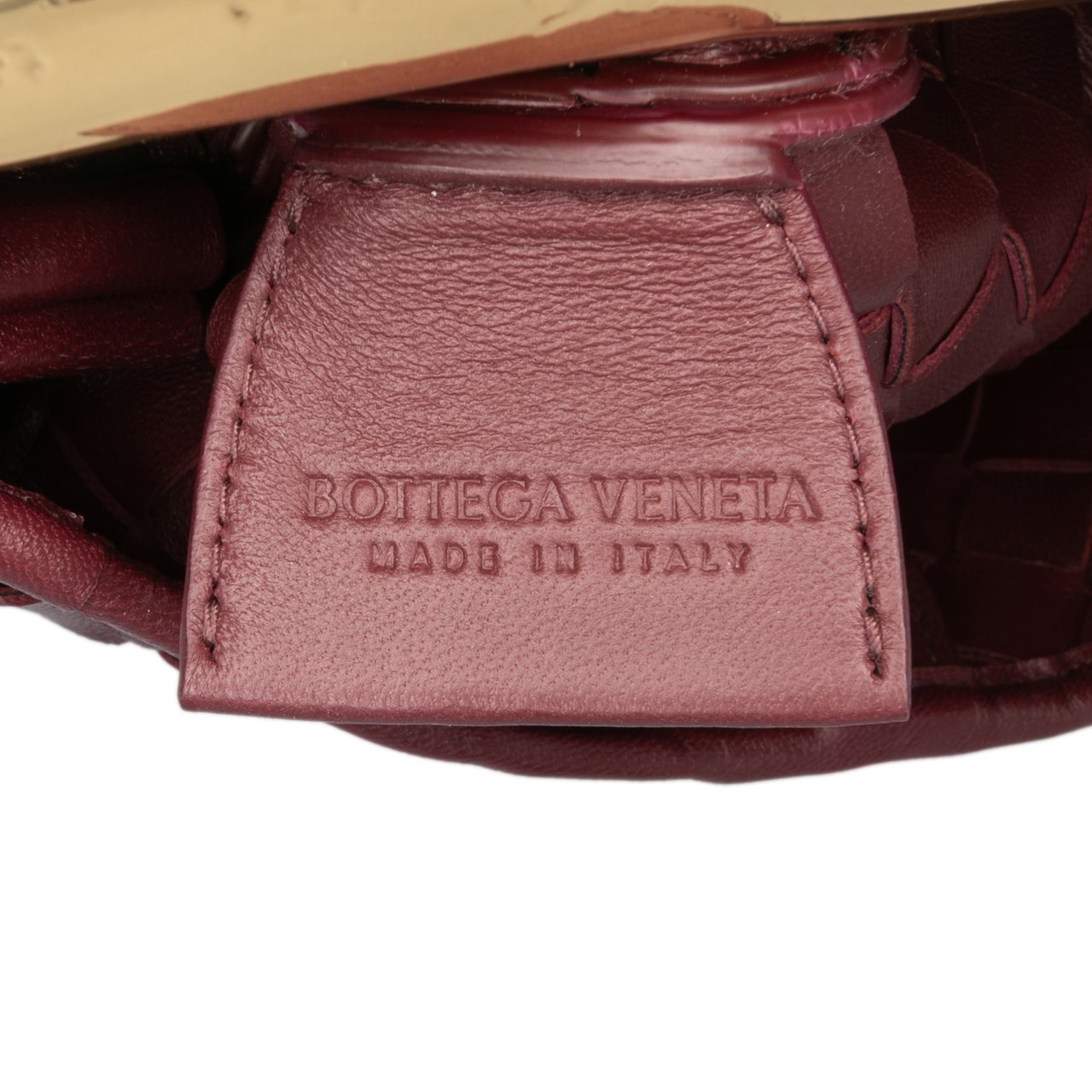 Bottega Veneta Baby Lambskin Intrecciato Sardine Rood