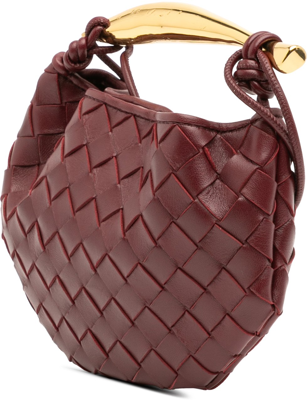 Bottega Veneta Baby Lambskin Intrecciato Sardine Rood