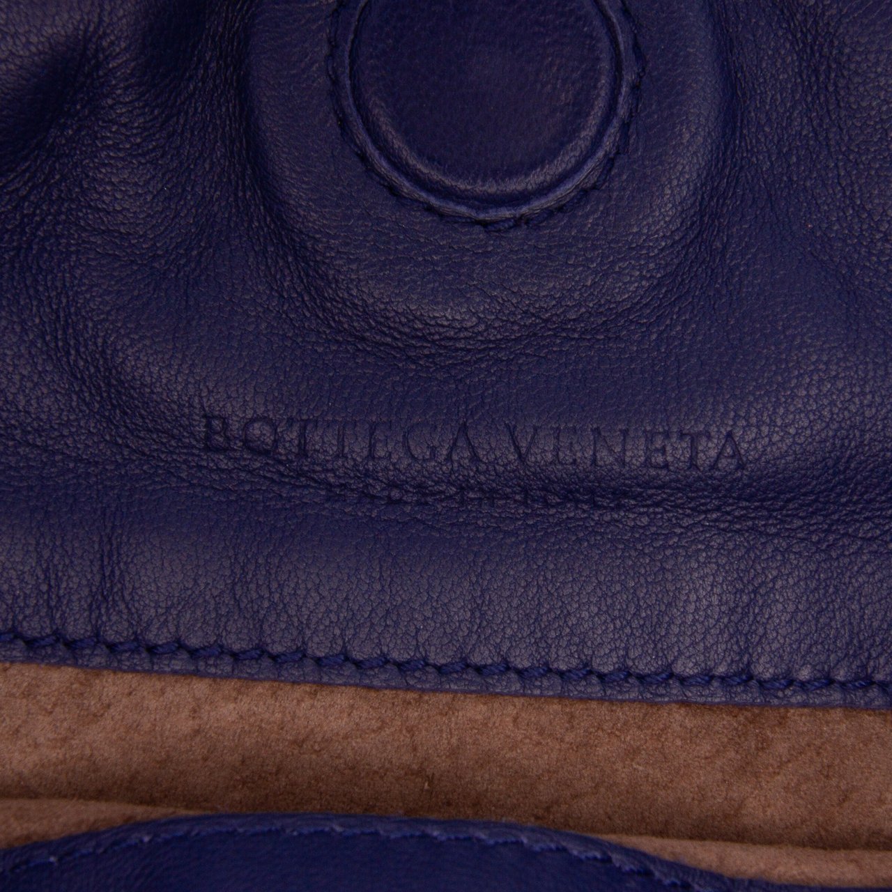 Bottega Veneta Nappa Intrecciato Duo Shoulder Bag Blauw