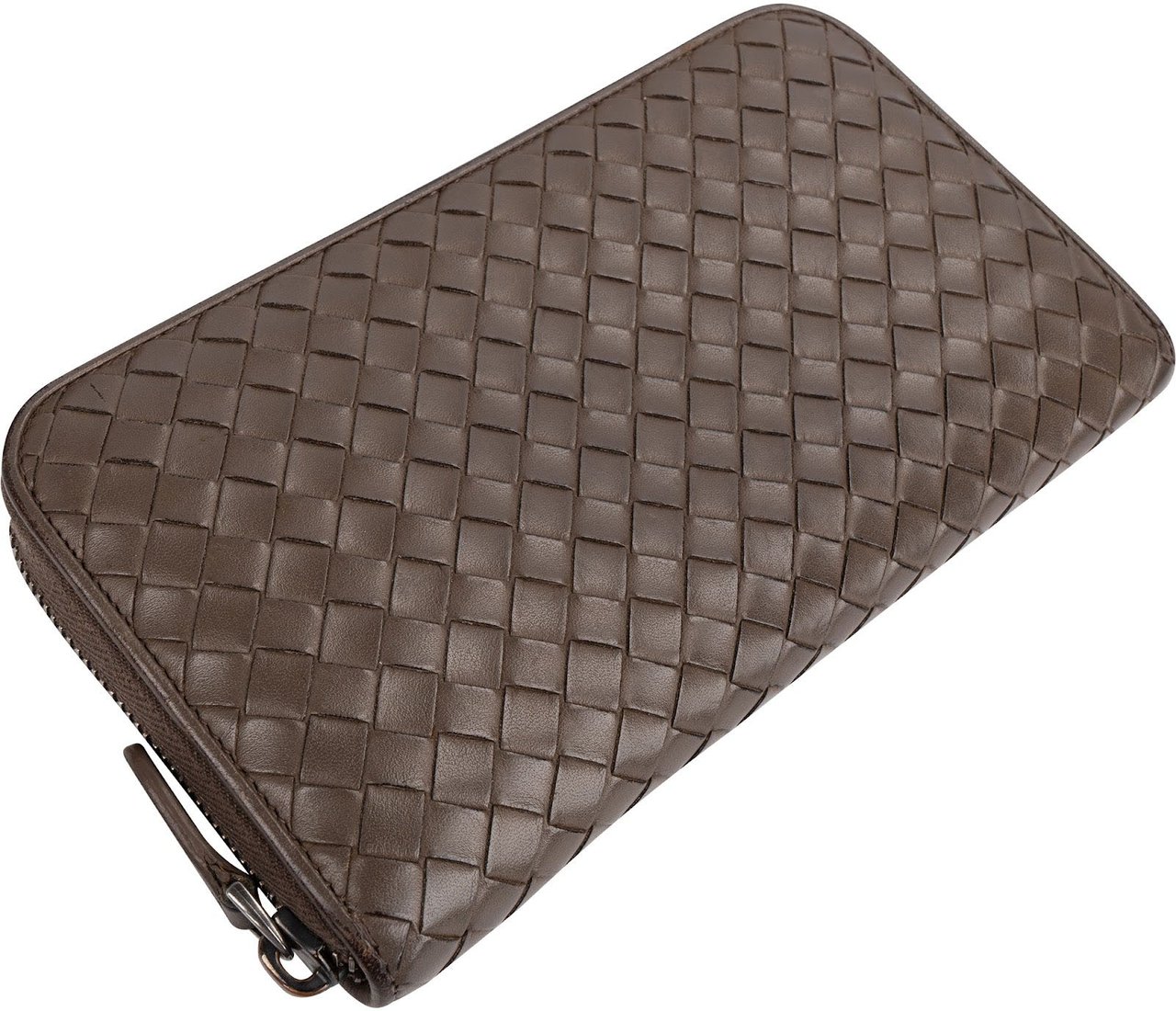 Bottega Veneta Intrecciato Leather Zip Around Wallet Divers