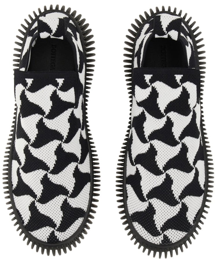Bottega Veneta KNIT SLIP-ON SNEAKER Zwart