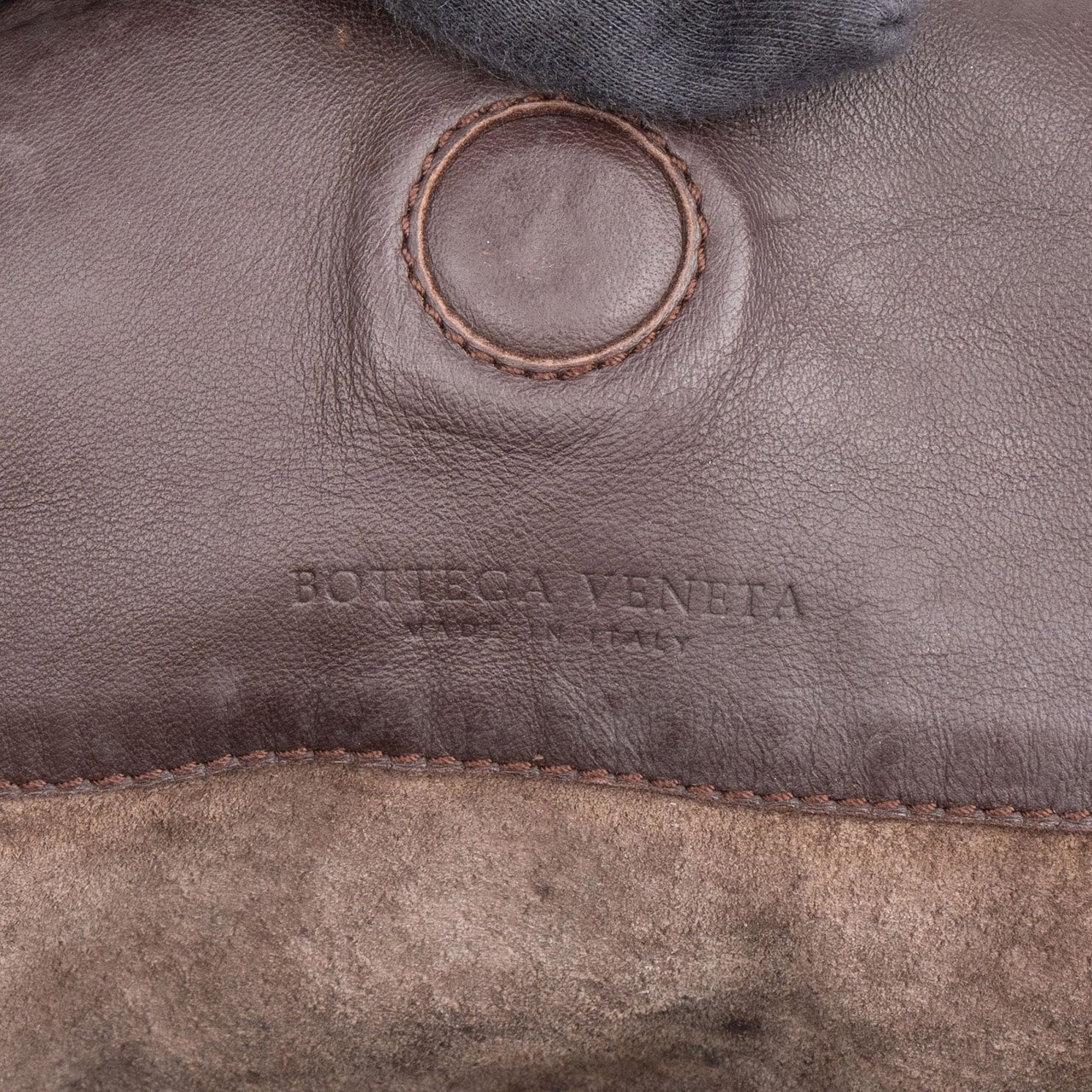 Bottega Veneta Bottega Intrecciato Leather Hobo Shoulder Bag Bruin