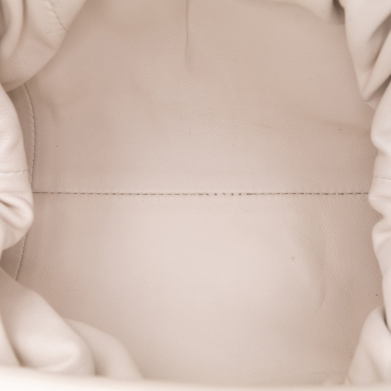 Bottega Veneta Lambskin The Mini Pouch Crossbody Wit