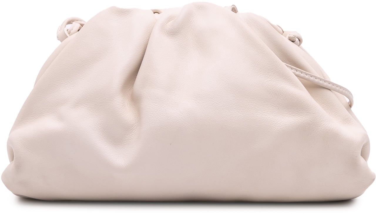 Bottega Veneta Lambskin The Mini Pouch Crossbody Wit