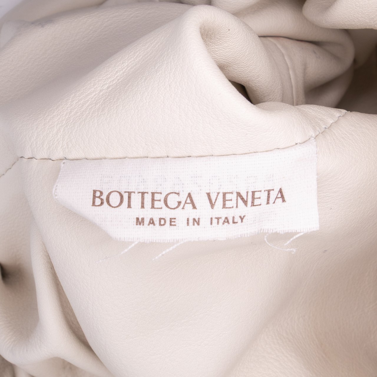 Bottega Veneta Lambskin The Mini Pouch Crossbody Wit