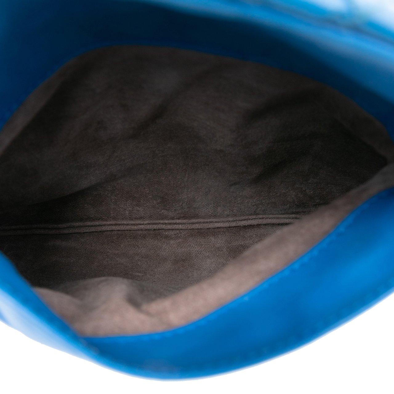 Bottega Veneta Mini Nappa Intrecciato Expandable Chain Flap Crossbody Blauw