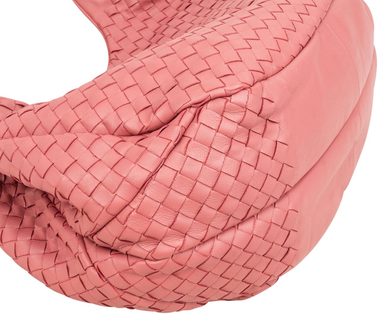 Bottega Veneta Bottega Intrecciato Leather Veneta Hobo Shoulder Bag Roze