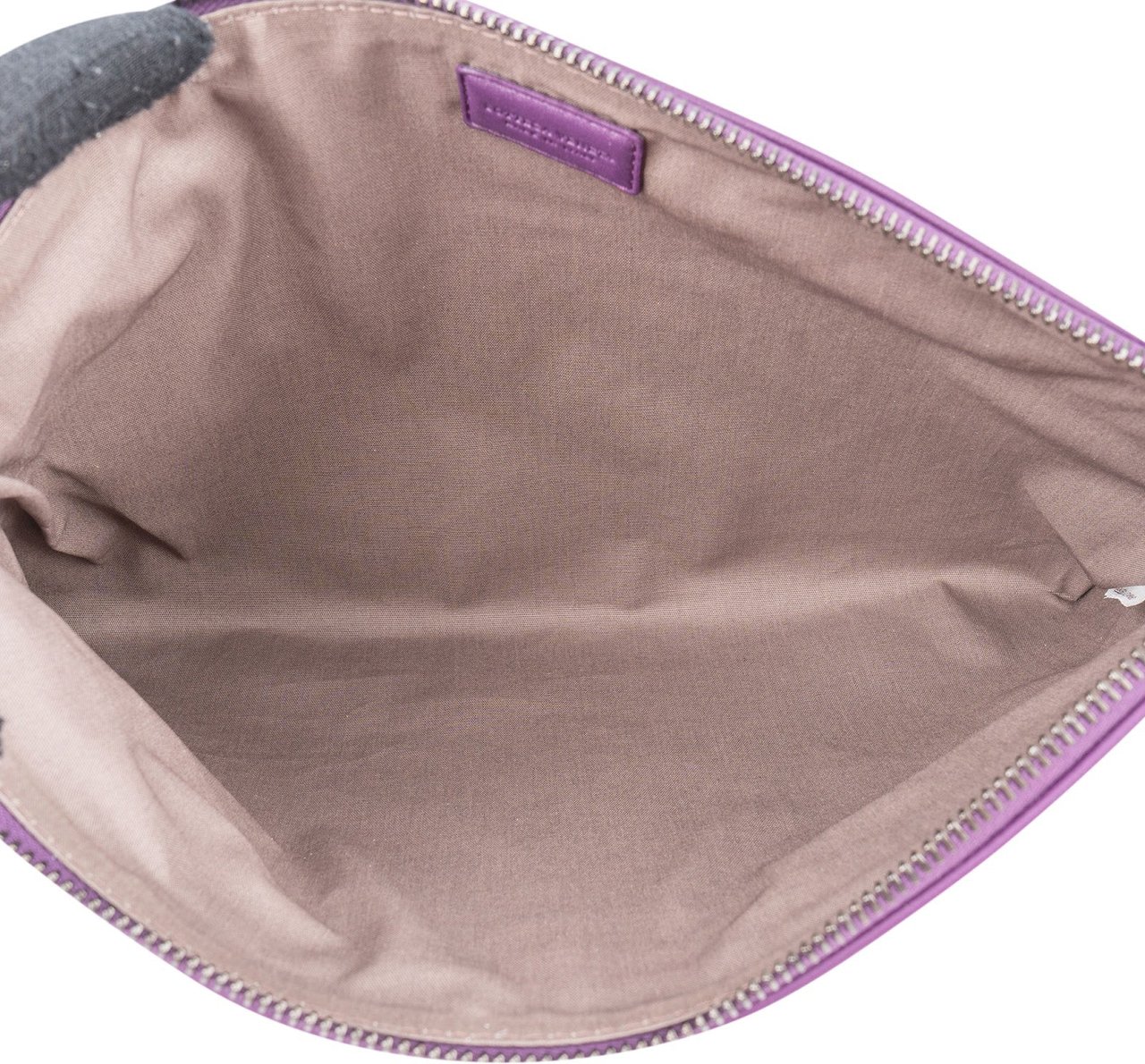Bottega Veneta Purple Intrecciato Leather Clutch Bag Paars