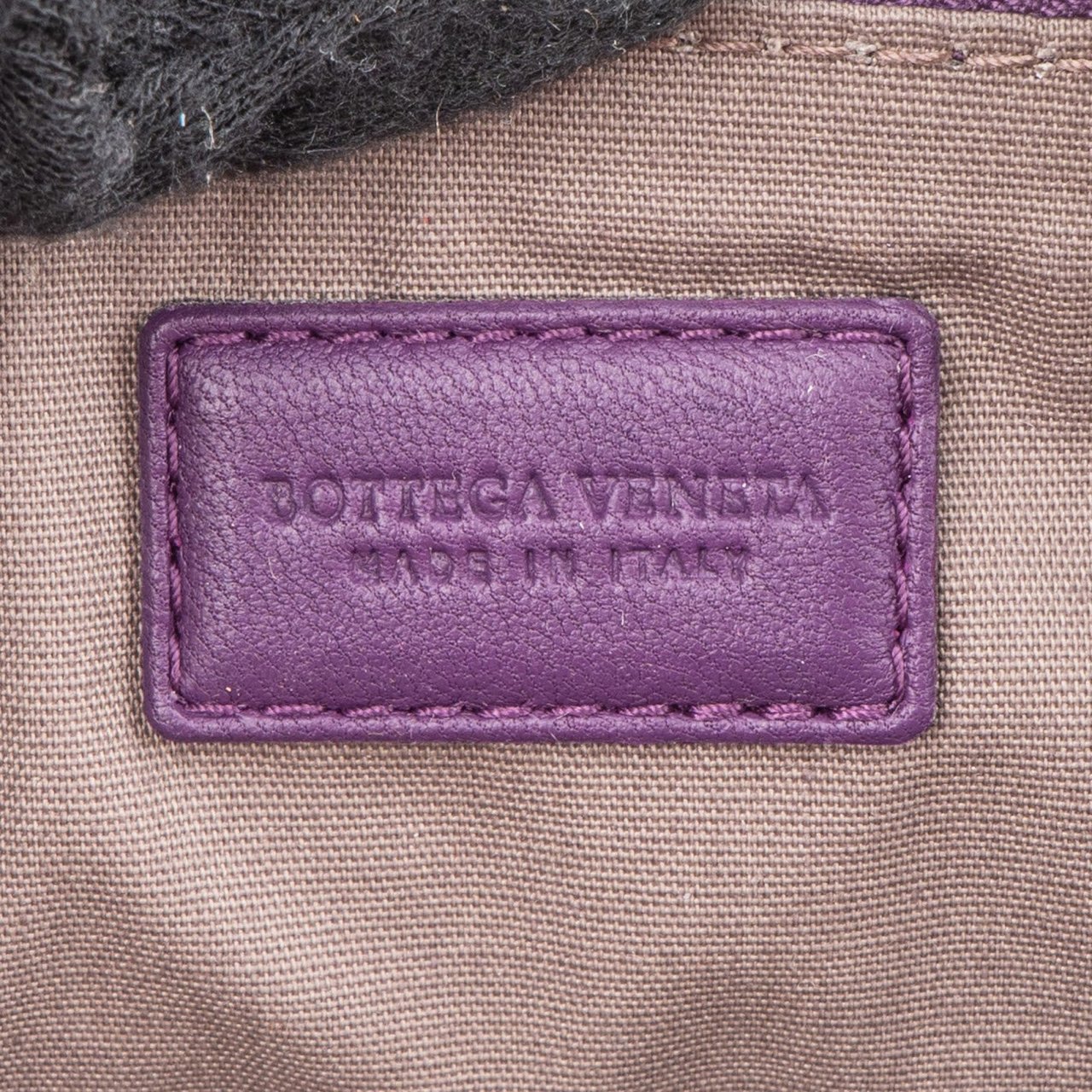 Bottega Veneta Purple Intrecciato Leather Clutch Bag Paars