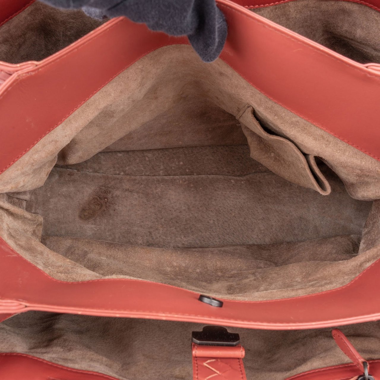 Bottega Veneta Intrecciato Leather Roma Tote Handbag Divers