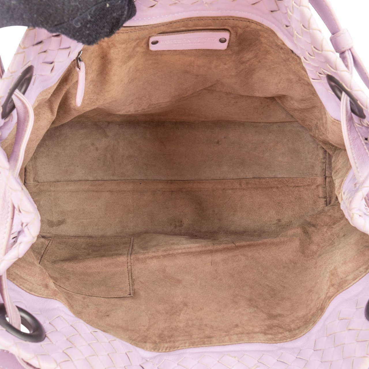 Bottega Veneta Intrecciato Nappa Leather Garda Hobo Shoulder Bag Paars