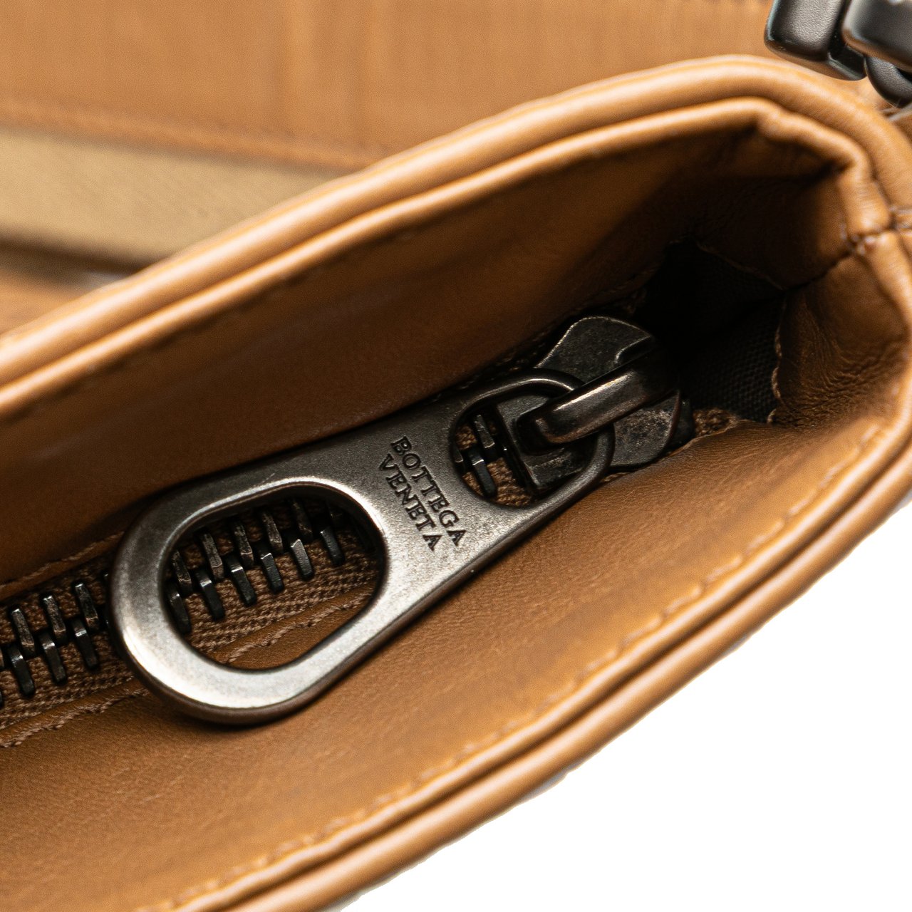 Bottega Veneta Nappa Intrecciato Crossbody Bruin