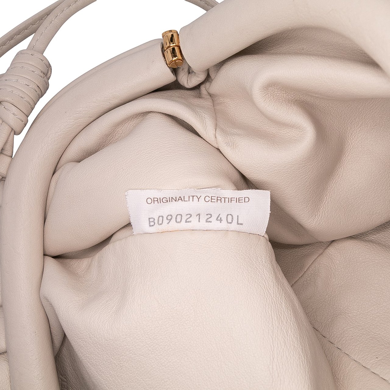 Bottega Veneta Lambskin The Mini Pouch Crossbody Bruin