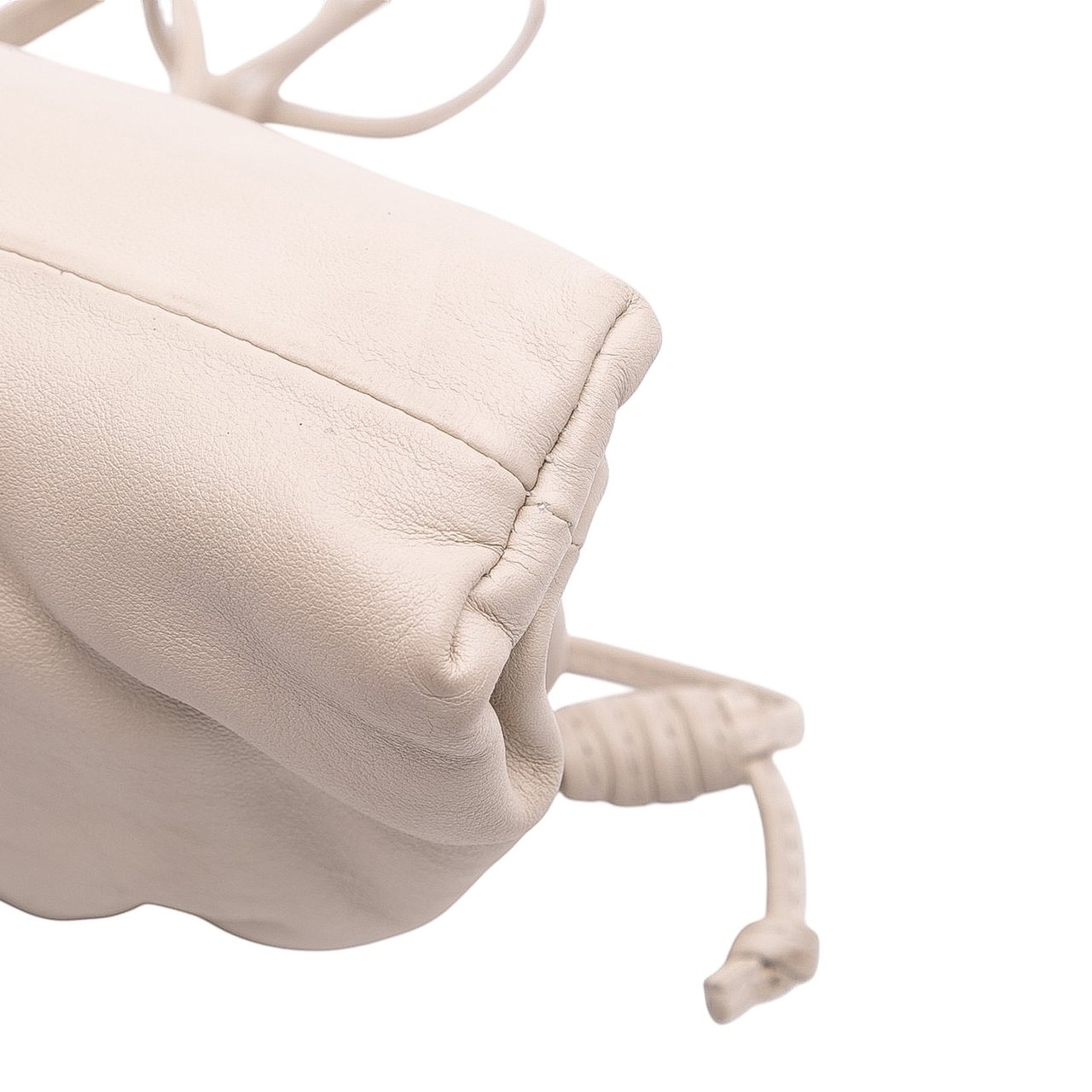 Bottega Veneta Lambskin The Mini Pouch Crossbody Bruin