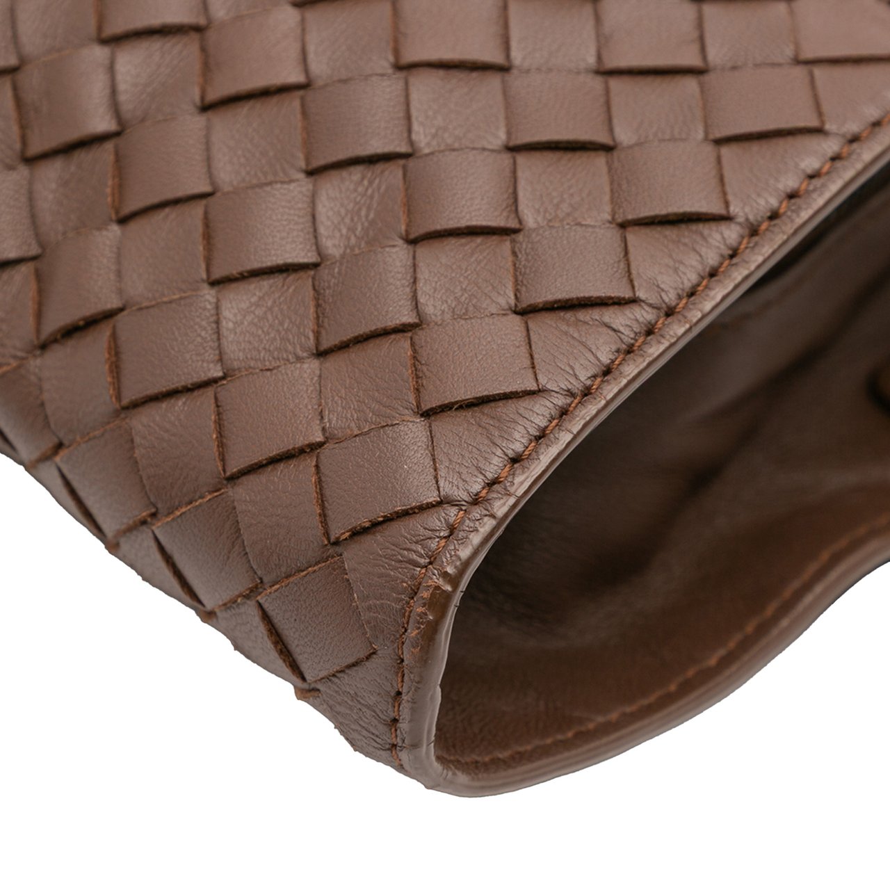 Bottega Veneta Nappa Intrecciato Tote Bruin
