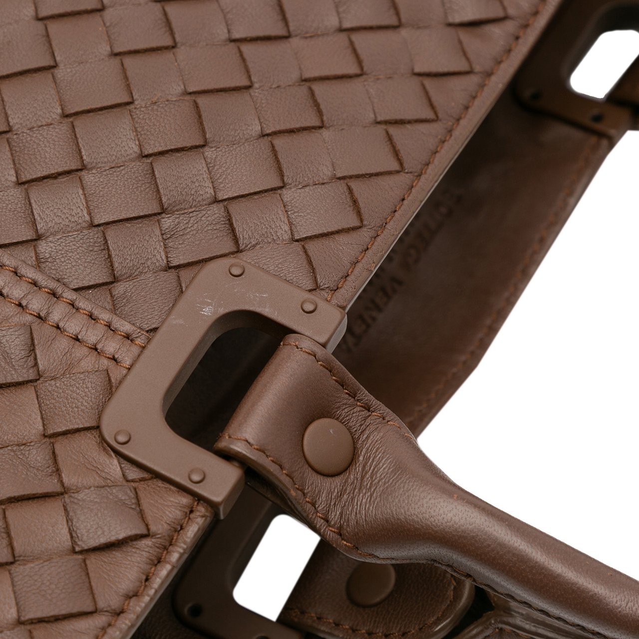 Bottega Veneta Nappa Intrecciato Tote Bruin