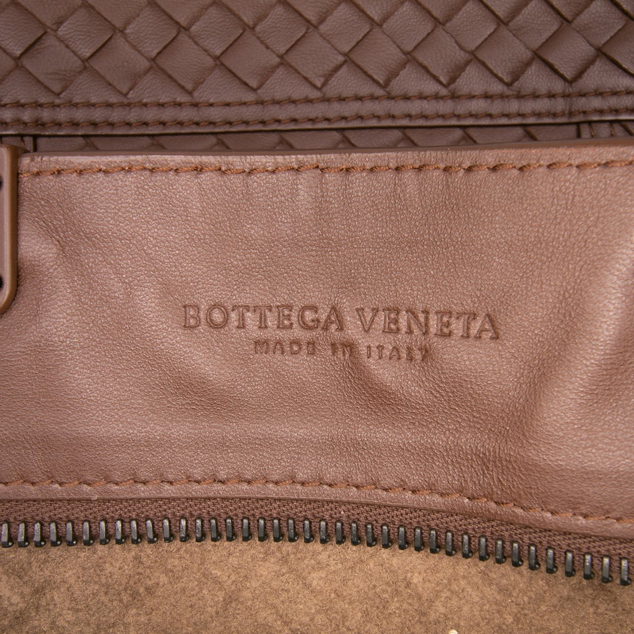Bottega Veneta Nappa Intrecciato Tote Bruin
