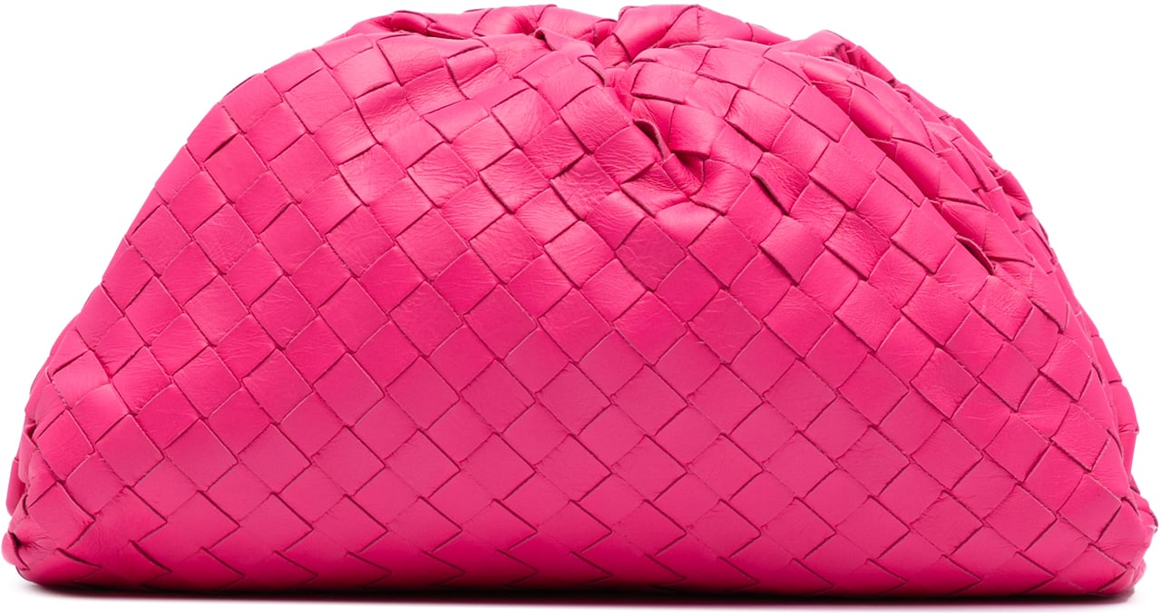 Bottega Veneta Nappa Intrecciato The Mini Pouch Roze