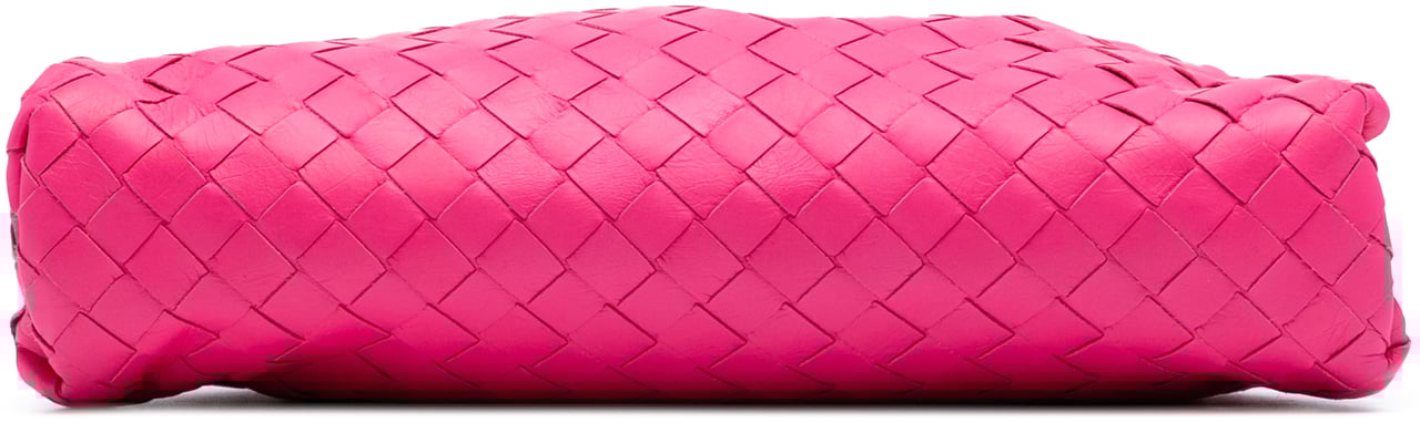 Bottega Veneta Nappa Intrecciato The Mini Pouch Roze