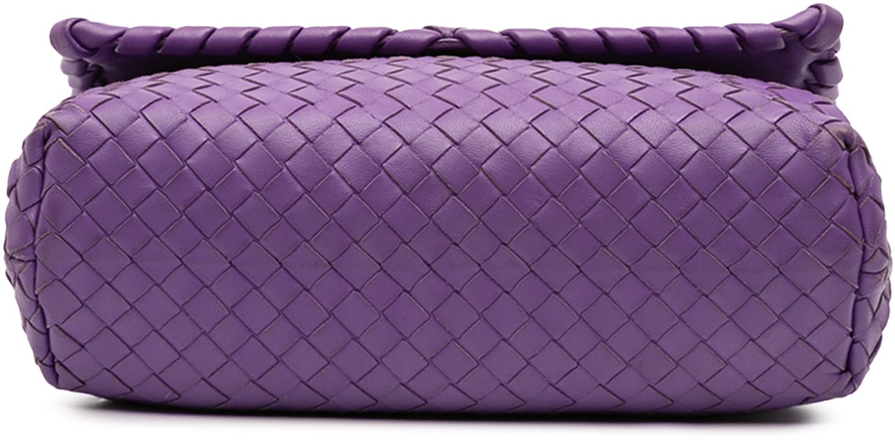 Bottega Veneta Small Nappa Intrecciato Olimpia Crossbody Paars
