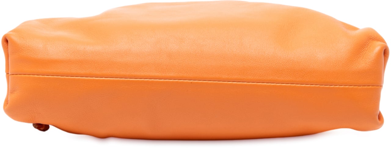 Bottega Veneta Lambskin The Mini Pouch Crossbody Oranje