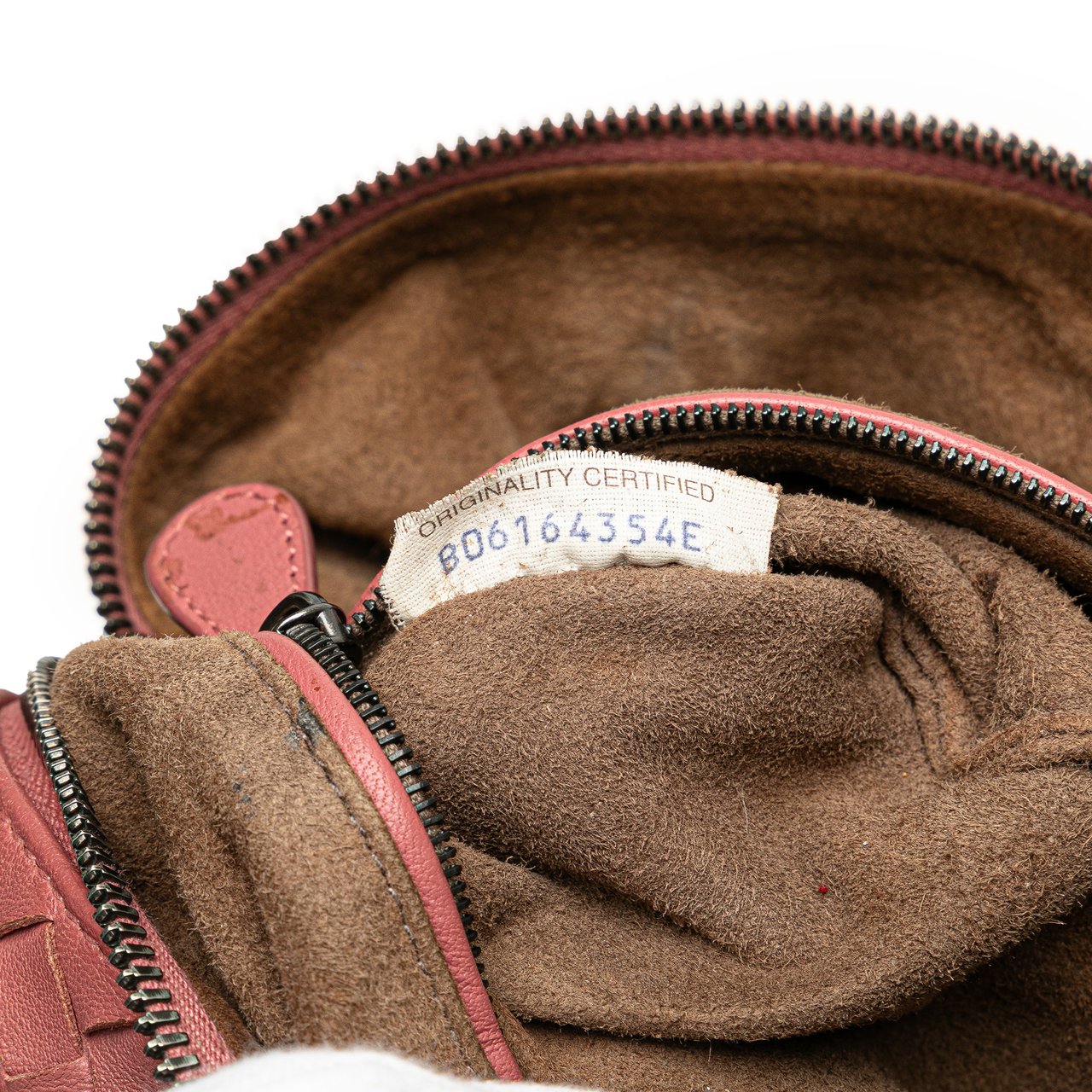 Bottega Veneta Nappa Intrecciato Bosto Roze