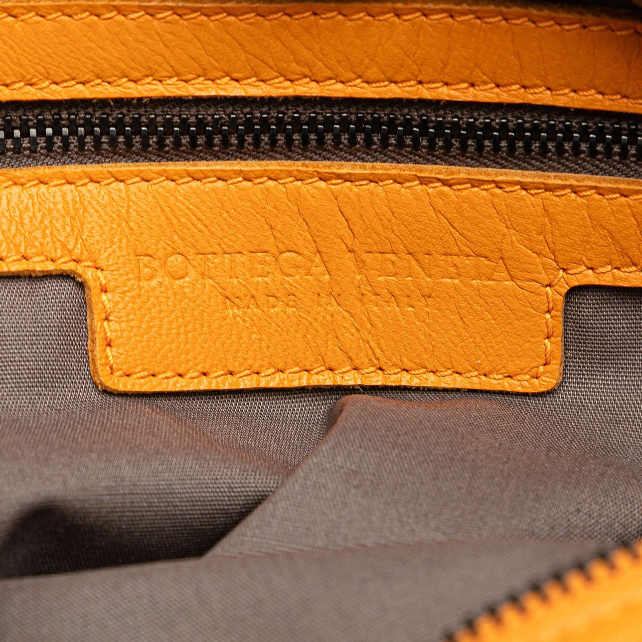 Bottega Veneta Nappa Intrecciato Front Pocket Messenger Bag Geel