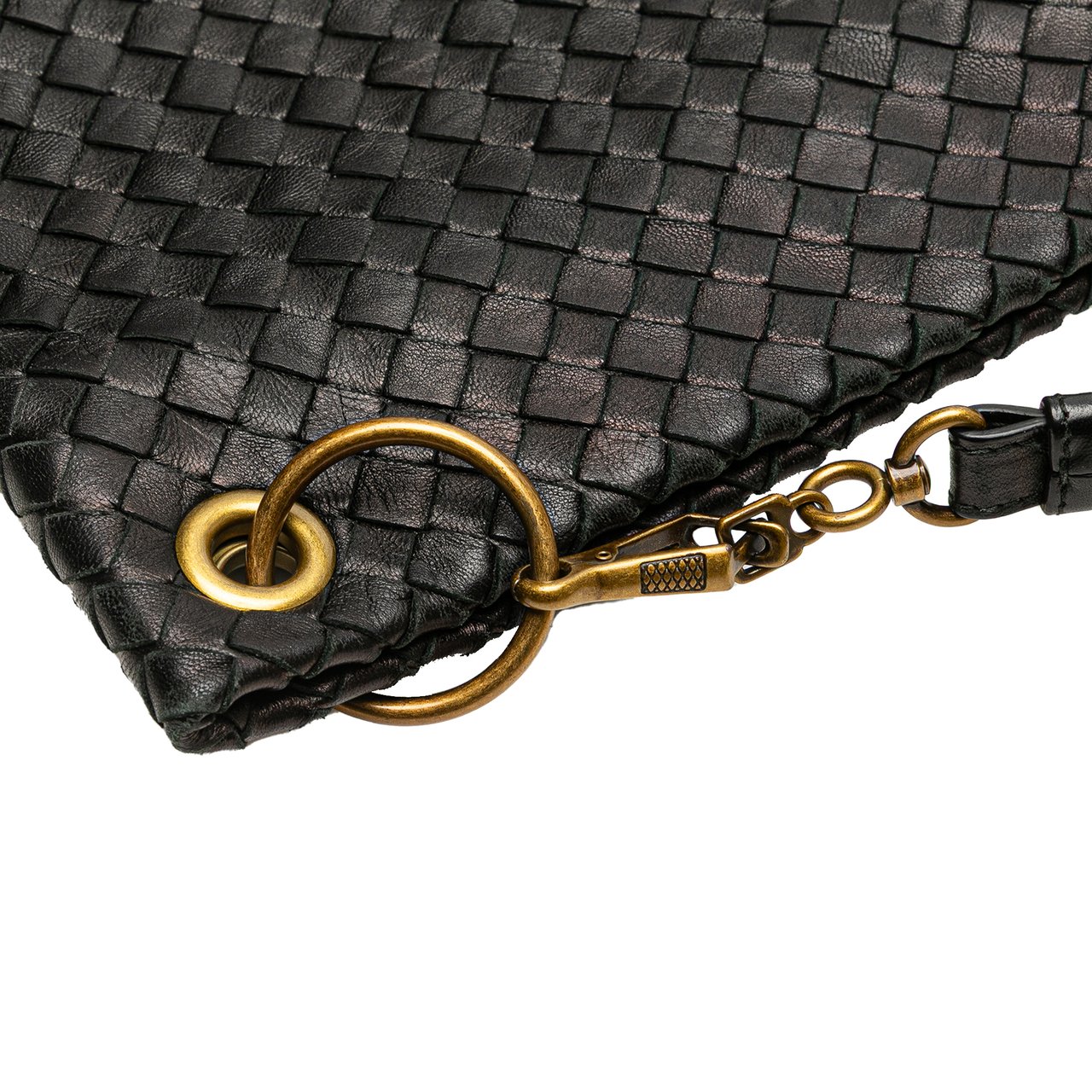 Bottega Veneta Nappa Intrecciato Crossbody Zwart