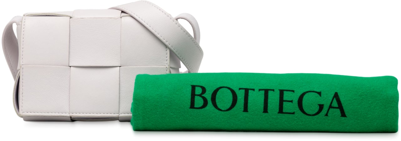 Bottega Veneta Extra Mini Nappa Maxi Intrecciato Cassette Crossbody Wit