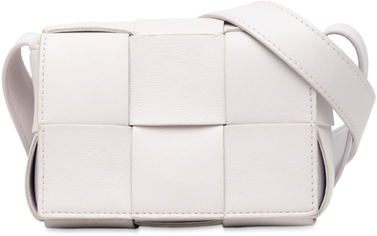 Bottega Veneta Extra Mini Nappa Maxi Intrecciato Cassette Crossbody Wit
