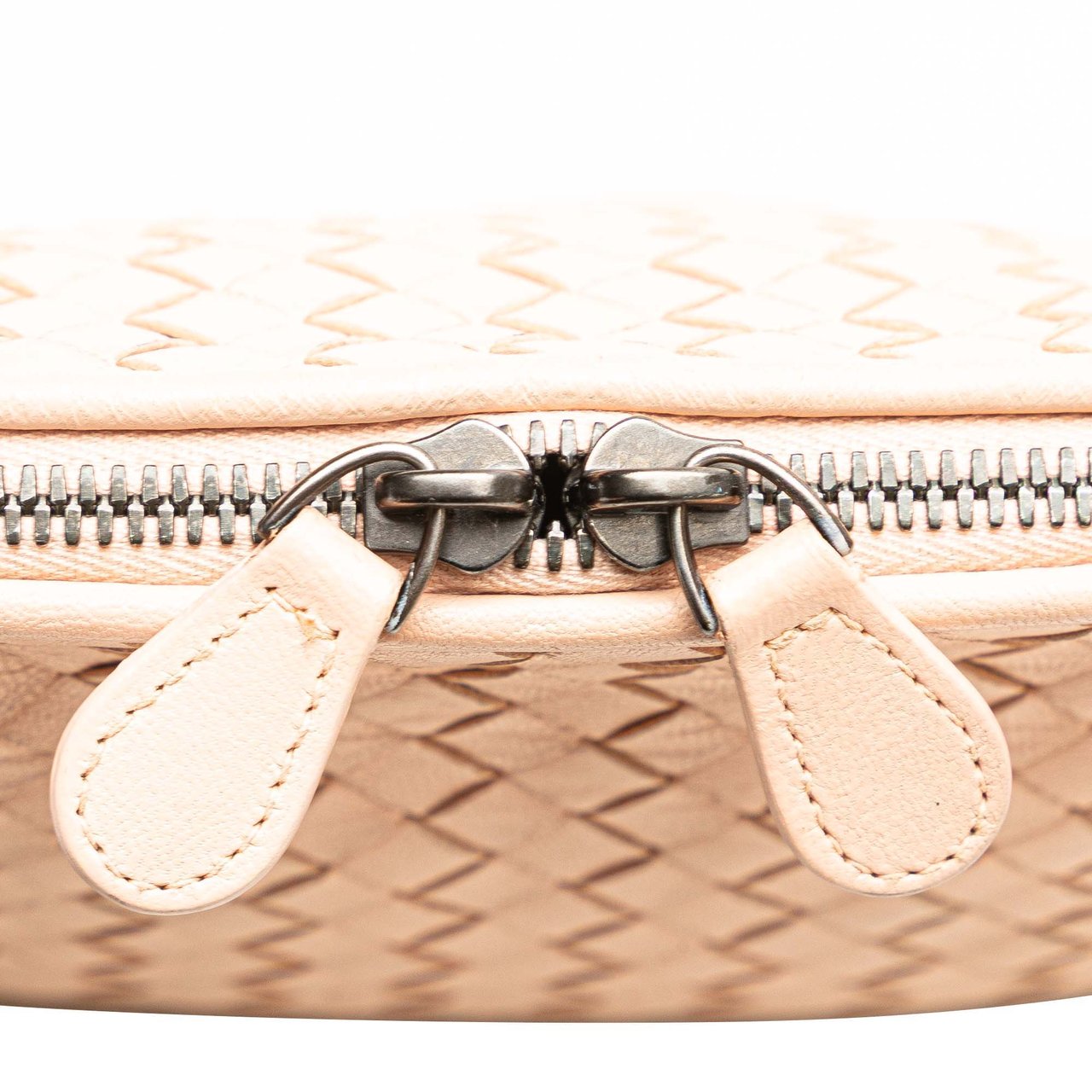 Bottega Veneta Nappa Intrecciato Nodini Crossbody Roze