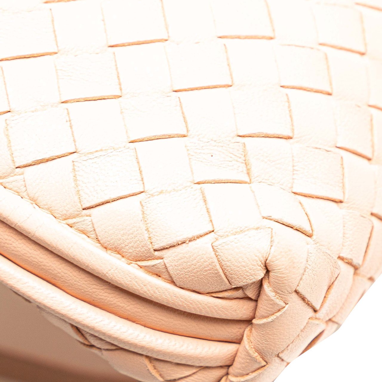 Bottega Veneta Nappa Intrecciato Nodini Crossbody Roze