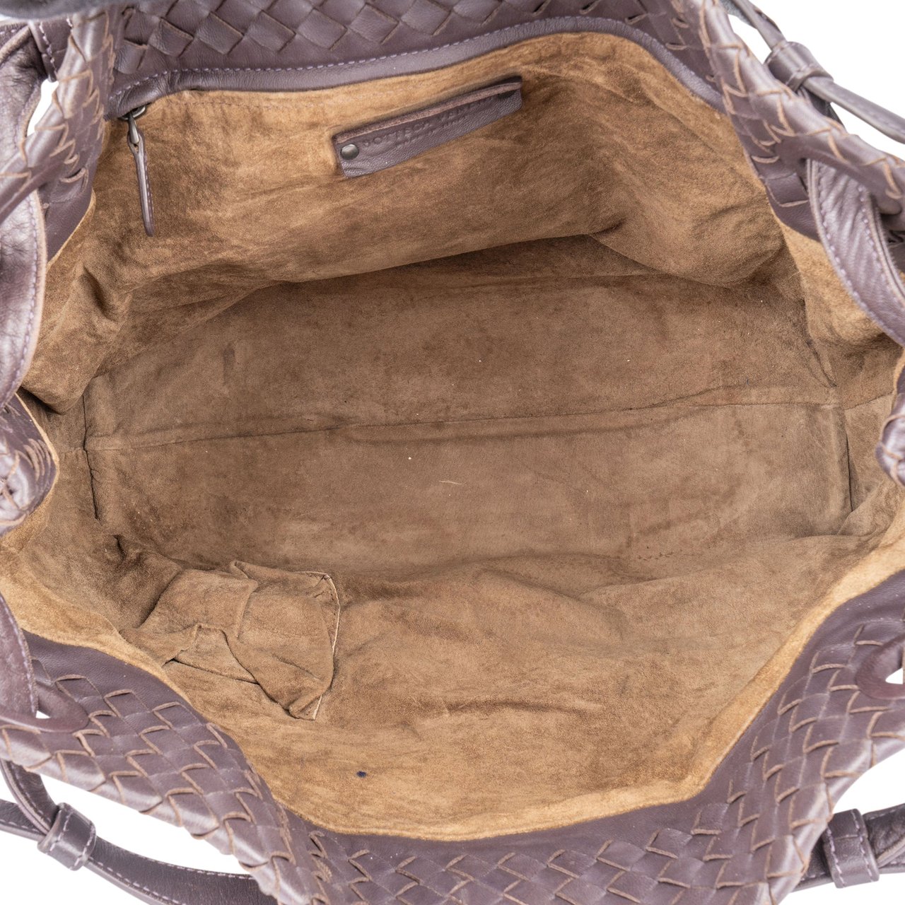 Bottega Veneta Bottega Veneta Brown Intrecciato Leather Garda Handbag Bruin