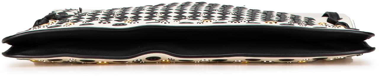 Bottega Veneta Nappa Intrecciato Check Grommet Palio Crossbody Wit