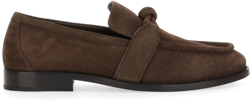 Bottega Veneta "ASTAIRE" LOAFER WITH "KNOT" DETAILING Bruin