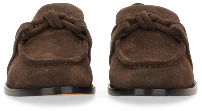 Bottega Veneta "ASTAIRE" LOAFER WITH "KNOT" DETAILING Bruin