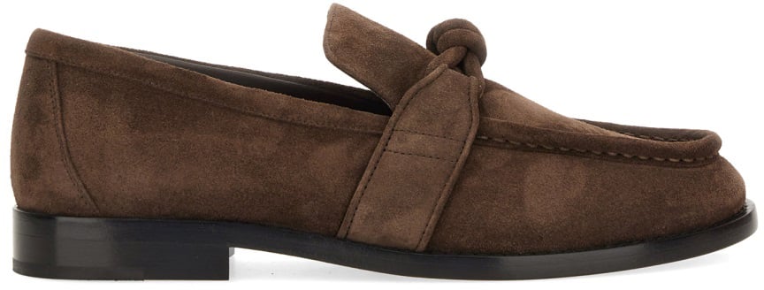 Bottega Veneta "ASTAIRE" LOAFER WITH "KNOT" DETAILING Bruin