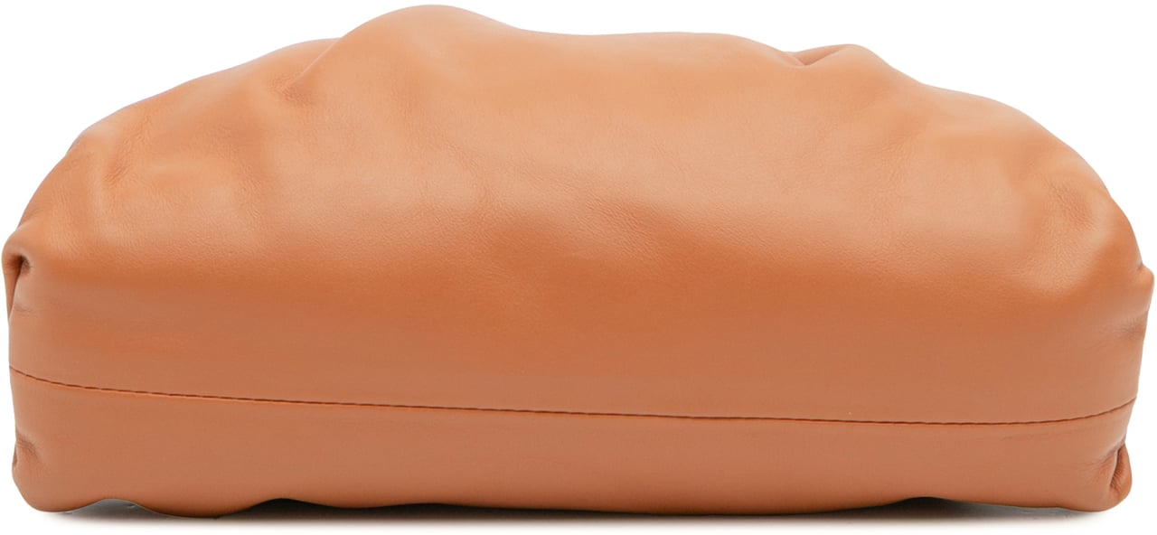 Bottega Veneta Lambskin The Mini Pouch Crossbody Bruin