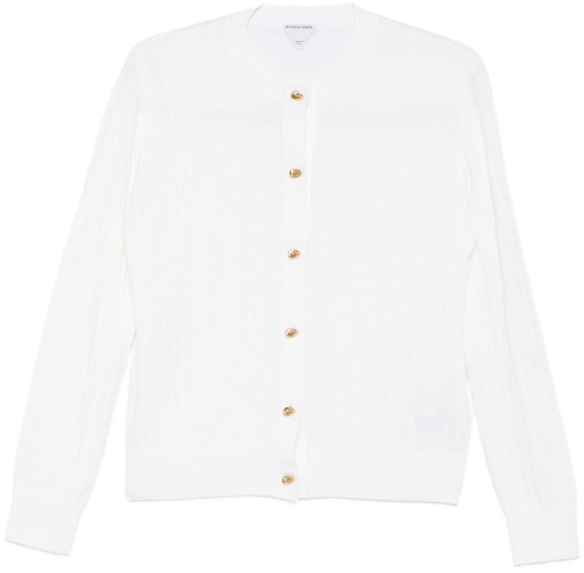 Bottega Veneta WOOL CARDIGAN Wit
