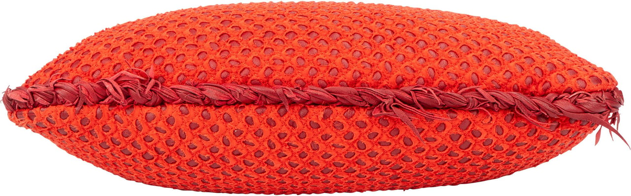 Bottega Veneta Limited Distressed Belly Hobo Bag Rood