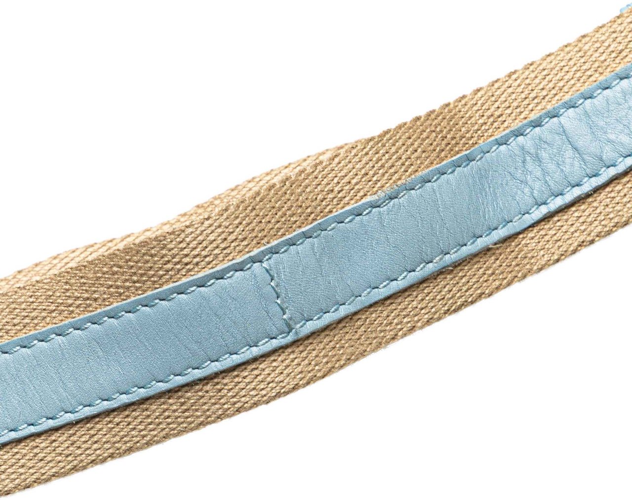 Bottega Veneta Nappa Intrecciato Crossbody Blauw