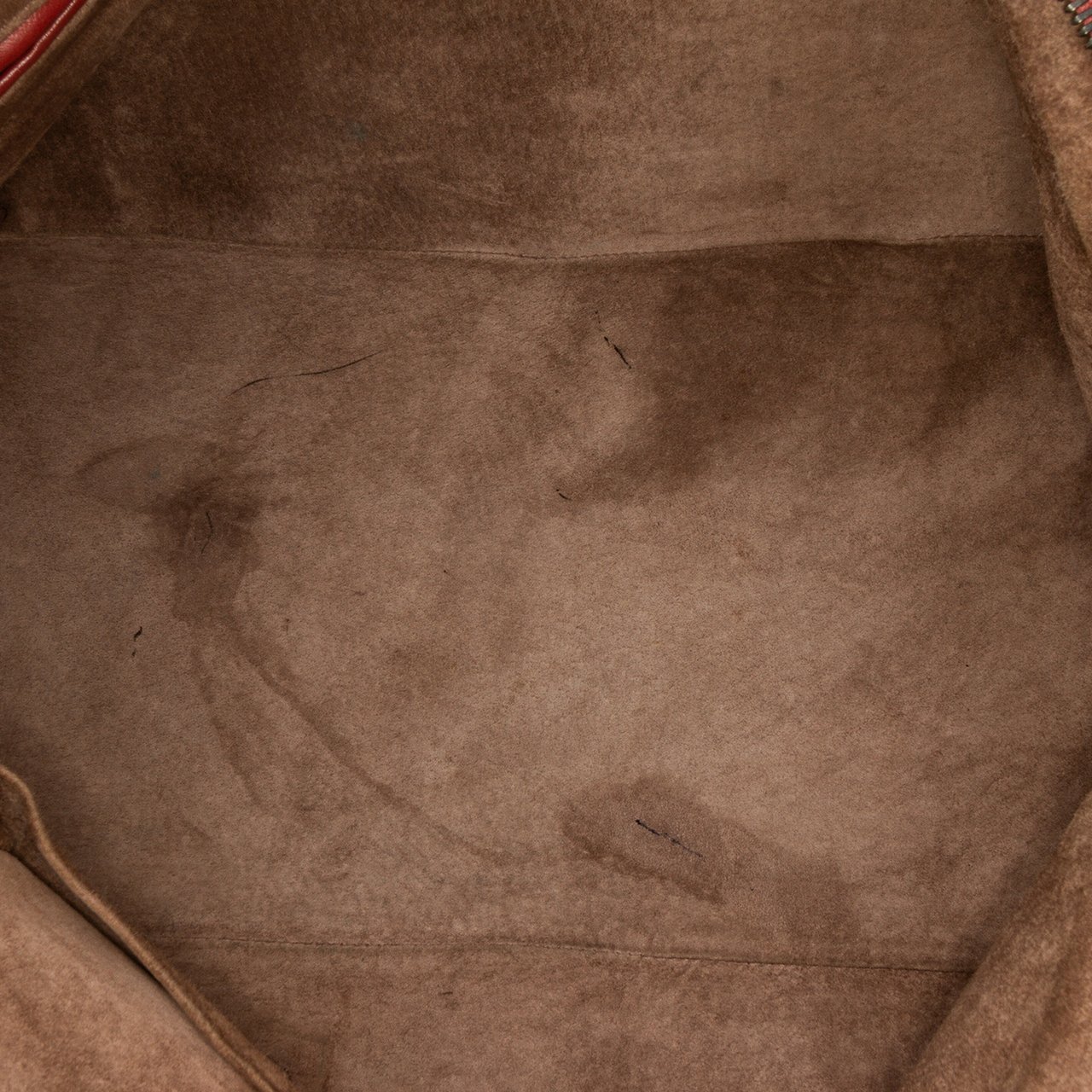 Bottega Veneta Nappa Intrecciato Tote Rood